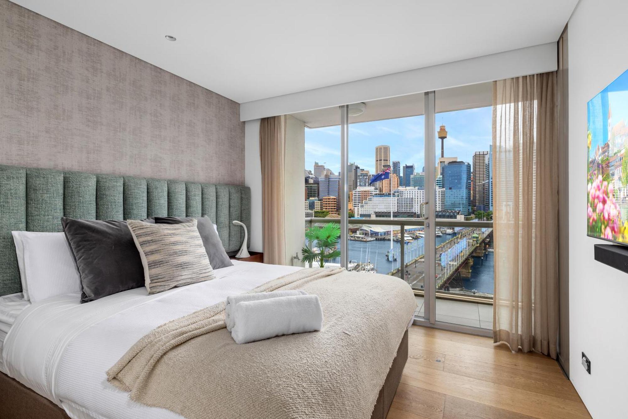 3 Bedroom Darling Harbour Apartment Sydney Luaran gambar